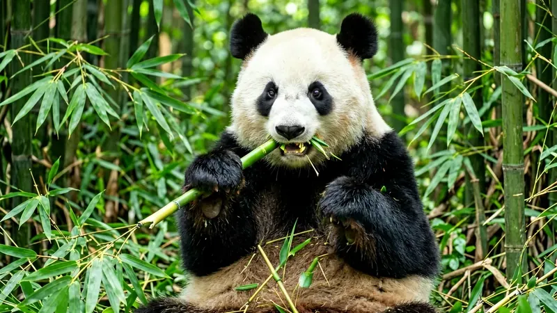 Cover image for "The Origin of Pandas: Species History & Evolution"